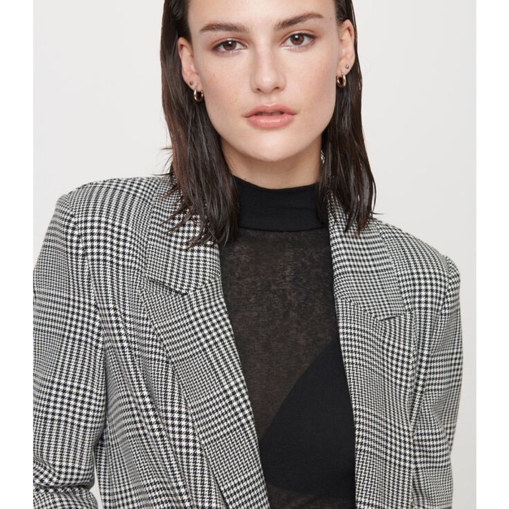 Dynamite long plaid coat - Picture 5 of 9